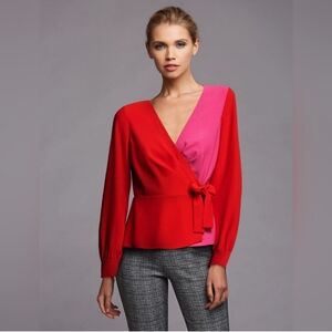 BAILEY 44 NINA COLOR BLOCKED BLOUSE